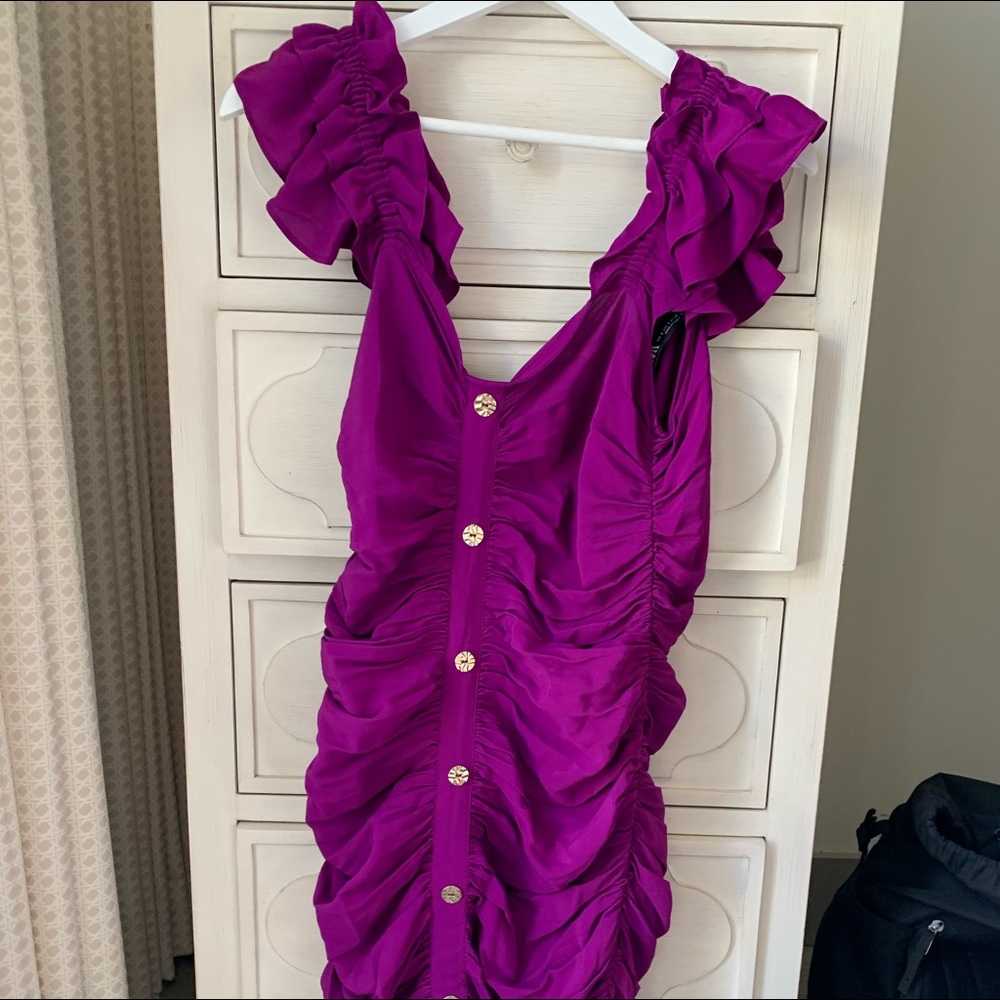 Zara purple dress
